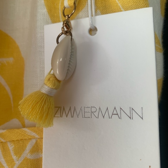 NWT Zimmermann Swim and resort yellow dress. US size 10 - Picture 4 of 7